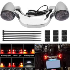 Rear Bullet Brake Led Light Bar Turn Signals For Harley Road King Electra Glide