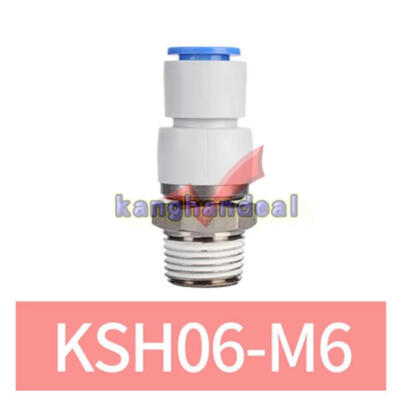 2PC New SMC Fittings KSH06-M6