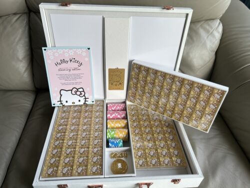 blooming edition hello kitty mahjong tiles set (Gold Colour) - Picture 1 of 1