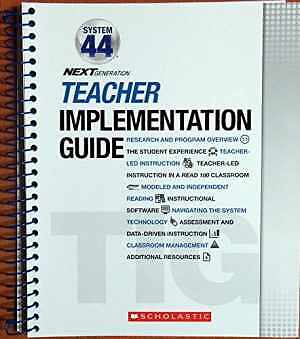 System 44 NEXT Generation Teacher - Spiral-bound, by Scholastic - Good
