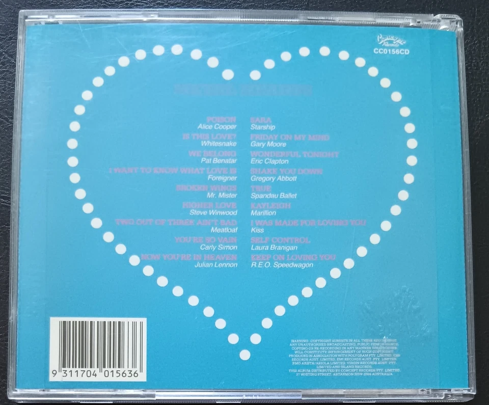 Various – Metal Hearts - 1991 CD excellent, cover VG - Image 2 of 3