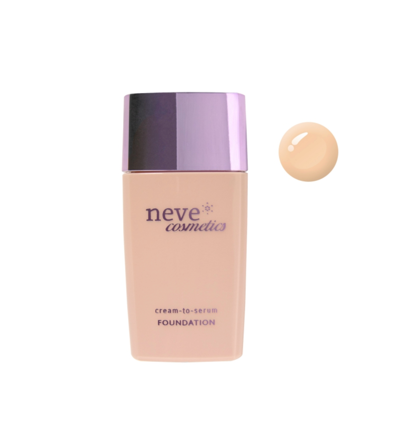Neve Cosmetics Fondotinta Cream-To-Serum Medium Warm Tonalità media 35 ml