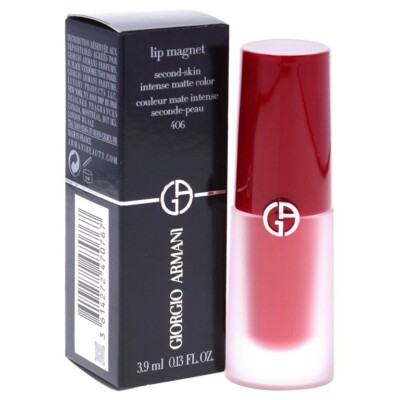 Giorgio Armani - Lip Magnet Second Skin Intense Matte Color -#406 Redwood
