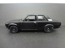 Greenlight 1968 Datsun 510 black matte Loose New Mint 1:64 