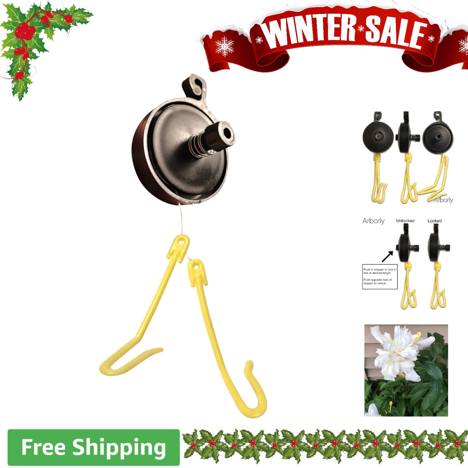 Plant Support Yoyo Hangers 10 Pack Heavy Duty Great for Grow Tent & Garden eBay