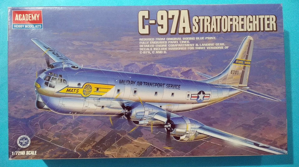 Boeing C-97A Stratofreighter 1:72 Academy 1604 come nuovo completo sigillato - Immagine 2 di 4