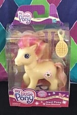 MY LITTLE PONY, JEWEL PONY, GEM BLOSSOM, PONY & BRUSH, TLC BOX, 2003, G3, NRFP!