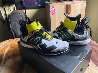 Nike Air Presto Mid x Acronym Dynamic Yellow Size 10