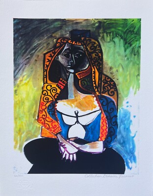 Pablo Picasso TURKISH SHAWL Estate Signed & Numbered Giclee Art 16