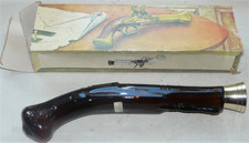 AVON BOUTEILLE D'AFTER SHAVE EN FORME DE PISTOLET ANCIEN AVEC BOITE 