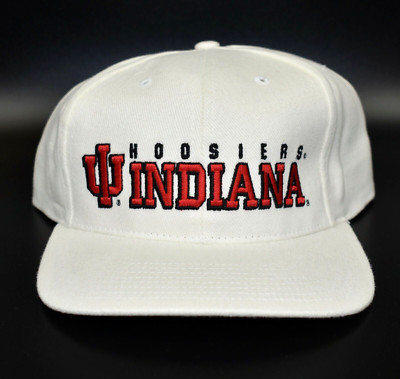 Indiana Hoosiers Vintage Twins Enterprise Strapback Cap Hat - NWT