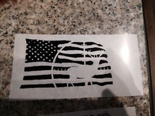 Deer Flag Decal