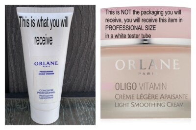  ORLANE Oligo Vitamin Light Smoothing Cream 6.7 oz Professional TESTER  Tube 