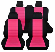 Front And Rear Car Seat Covers Fits Jeep Gladiator Truck 2020 2021 24 Colors