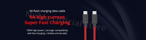 Nubia Type-C to Type-C 9A Date Cable PA1008 Length 1m for Nubia redmagic Phone - Picture 7 of 15