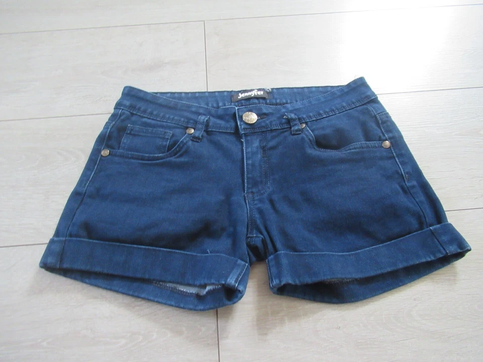 Short en jean bleu marine Taille 36 Jennyfer - Photo 1/2