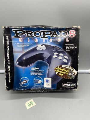 Vintage InterAct Performance PC/Mac Propad 6  Game Controller Never Used