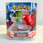 Bulbasaur Clip n Carry Poke Ball XY Pokémon Toy Pokedex ID TAG TOMY 2013 Sealed