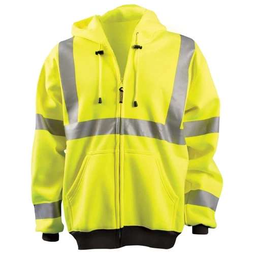OccuNomix LUX-SWT3HZ Type R Class 3 Moisture Wicking Safety Sweatshirt - Small - product listing photo