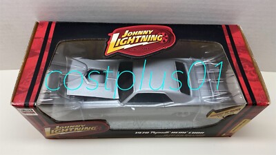 JOHNNY LIGHTNING 1970 PLYMOUTH HEMI CUDA 1:24 SILVER R24 | eBay