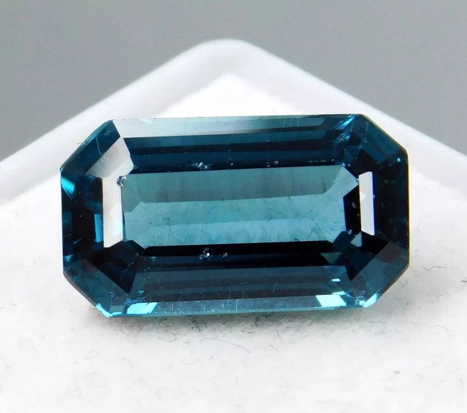 Blue Indicolite Tourmaline EGL CERTIFIED 7-10 Ct Natural Afghani Loose Gemstone - Image 4 of 4