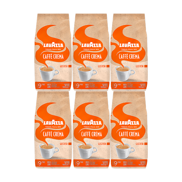 Lavazza Caffè Crema Gustoso, 1000G Ganze Bohne 6Er Pack-image