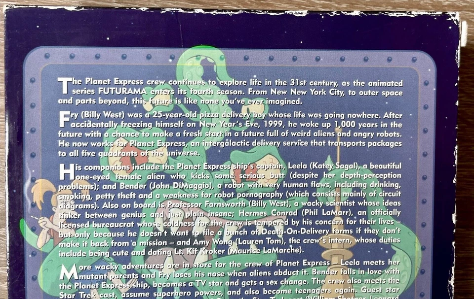 Futurama Season 4 / Staffel 4 - DVD Box 4 DVD Animation Englisch - Bild 4 von 4