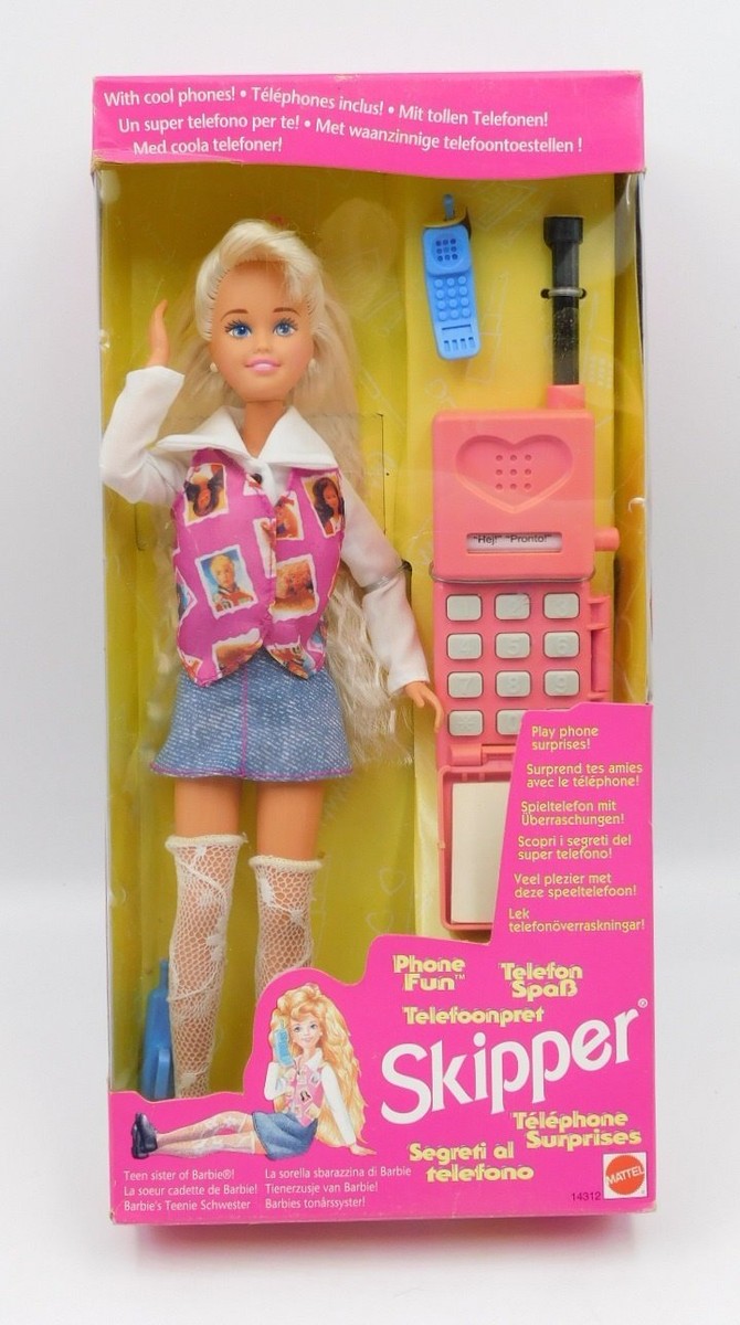 Barbie Phone Telefono Delle Barbie Barbie Skipper Phone Fun MISB - Main Image