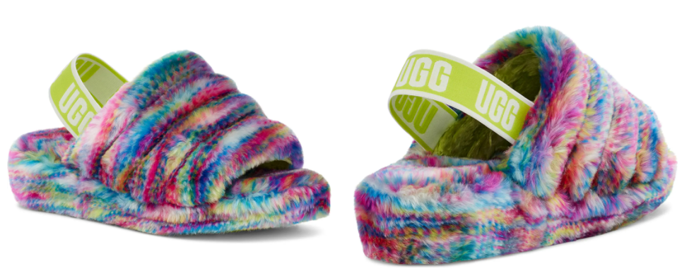 値下げ不可　UGG サンダル　ゼブラ　FLUFF YEAH SLIDE 値下げ不可 UGG サンダル ゼブラ FLUFF YEAH SLIDE