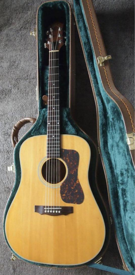 Acoustic Guitar Guild /D-6S-NT Natural 1990s Vintage Made in USA with Case