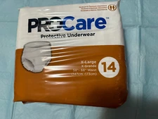 ProCare Protective Underwear X-Large Moderate to Maximum 14-Count CRU-514