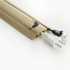 UT Wire 3 Channel Cord Concealer & Cover, 5-ft Beige (UTW-CP501-BG) 