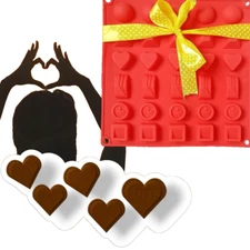 Silicone Moulding Tray for Chocolate, Jelly, Candy etc make ready easly.30 Holes