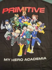 Primitive Skateboarding Men My Hero Academia Tee Free Ship