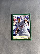 2005 Origins Gold Los Angeles Dodgers Baseball Card #219 D.J. Houlton YS /20