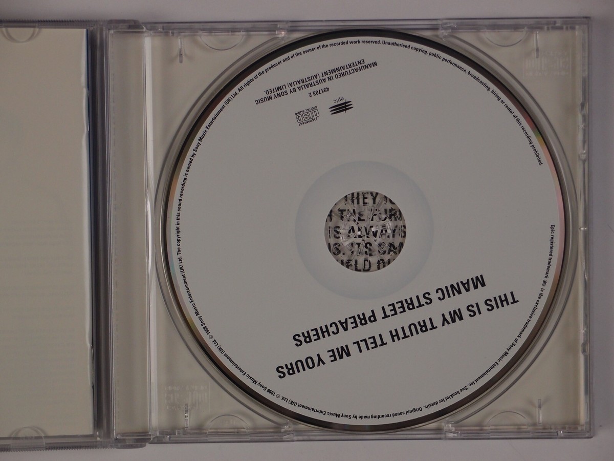 MANIC STREET PREACHERS: This Is My Truth Tell Me Yours AUSTRALIA