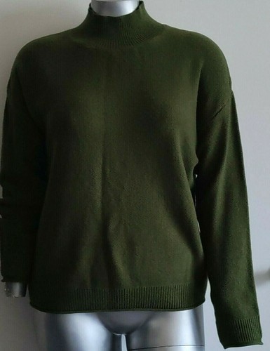 NWT Woman VLRSY KNIT MOCK NECK PULLOVER SWEATER Size XL Oversized Long Sleeve