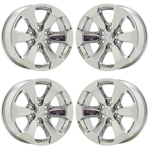 18" Dodge Ram 1500 Truck Bright Chrome wheels rims Factory OEM set 2671 EXCHANGE