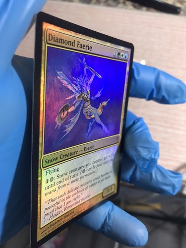 FOIL Diamond Faerie - Coldsnap - LP/NM - MTG - Condition Shown In Many Pictures - Picture 3 of 24