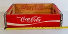 Y-416 VINTAGE COCA-COLA 18INx12INx4.5IN WOODEN SODA CRATE FOR HOLDING BOTTLES!