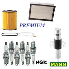 Tune Up Kit Air Oil Fuel Filters Spark Plugs for BMW Z3 L6 2.5L & 3.0L 2001-2002