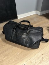 Coach BOSTON Bag/Duffle Bag Black Leather, Vintage, with Coach Strap Hardly Used
