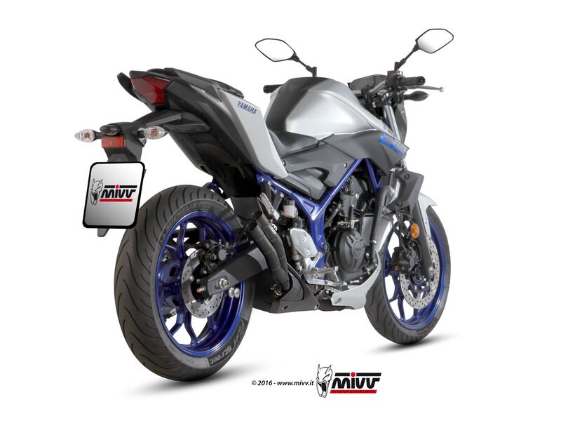 Pot MIVV double pistolet, finitions carbone pour motards exigeants