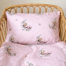Baby Girl Bedding Set  - Pure Cotton, Little Teddy Bear in pink, pure cotton,
