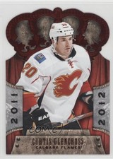 2011-12 Panini Crown Royale Red Curtis Glencross #14 0a4