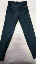 Green Old Navy Activewear Pants With Two Leg Pockets Woman's Size Medium