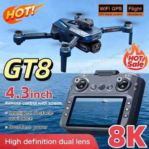 GT8 Drone 8K HD Caméra professionnelle GPS 5G WiFi 60 min Quadcopte pliable en vol