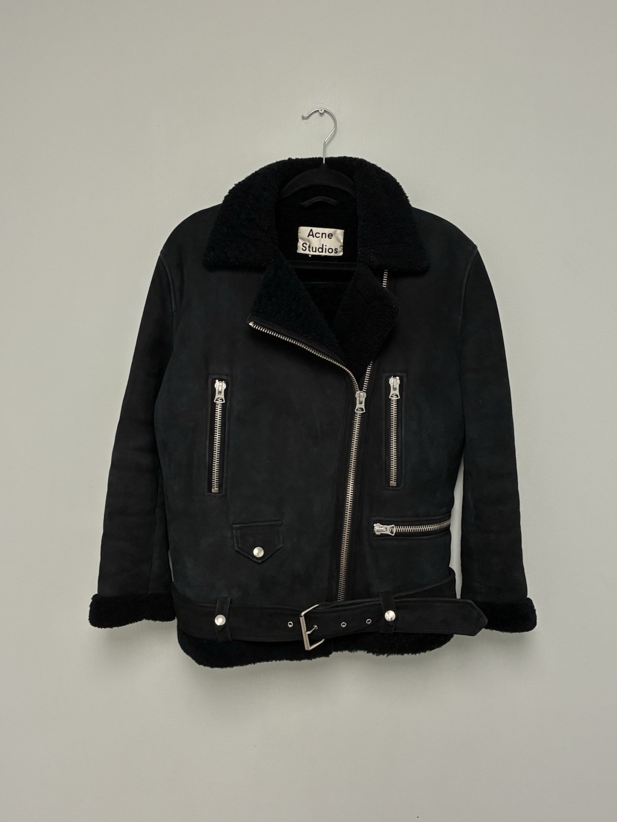 $4400 Acne Studio Merlyn Shearling Jacket Size 34 Small image 3