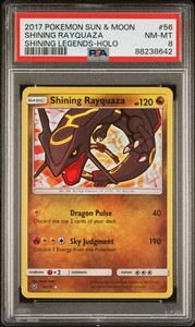 shiny rayquaza pokemon card price Amazon.com: Shining - 56/73 - Holo Rare your opponent takes 2 Prize cards. Shining Rayquaza Pokmon TCG Cards