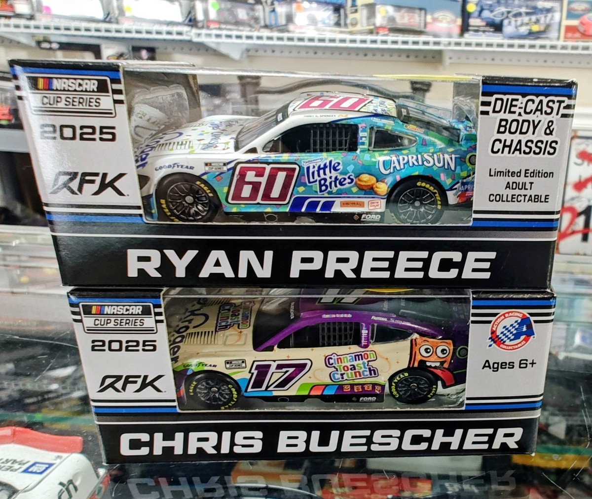 1/64 Chris Buescher Cinnamon Toast Crunch, Ryan Preece Little